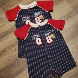 Carter's Twins 18 mo Rompers
